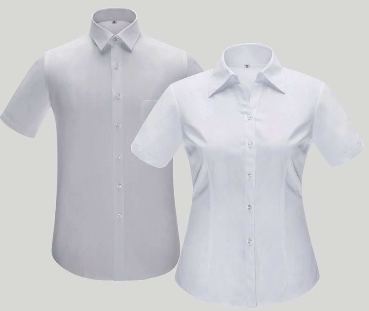 YMD4516 - Men's short sleeve dress shirt - Coordinated shirt image