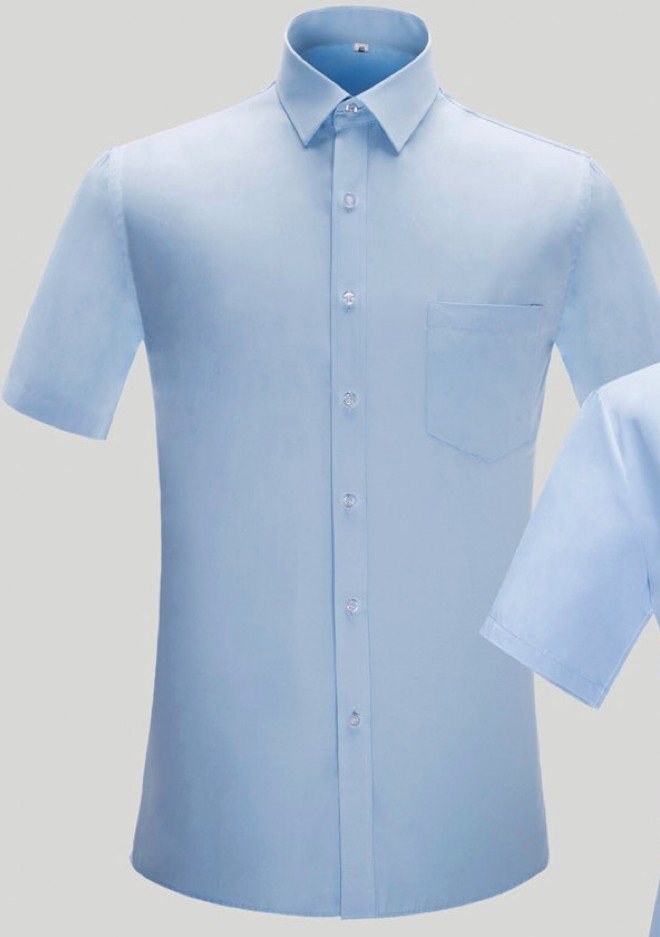 YMD4517 - Men's short sleeve dress shirt - Coordinated shirt image