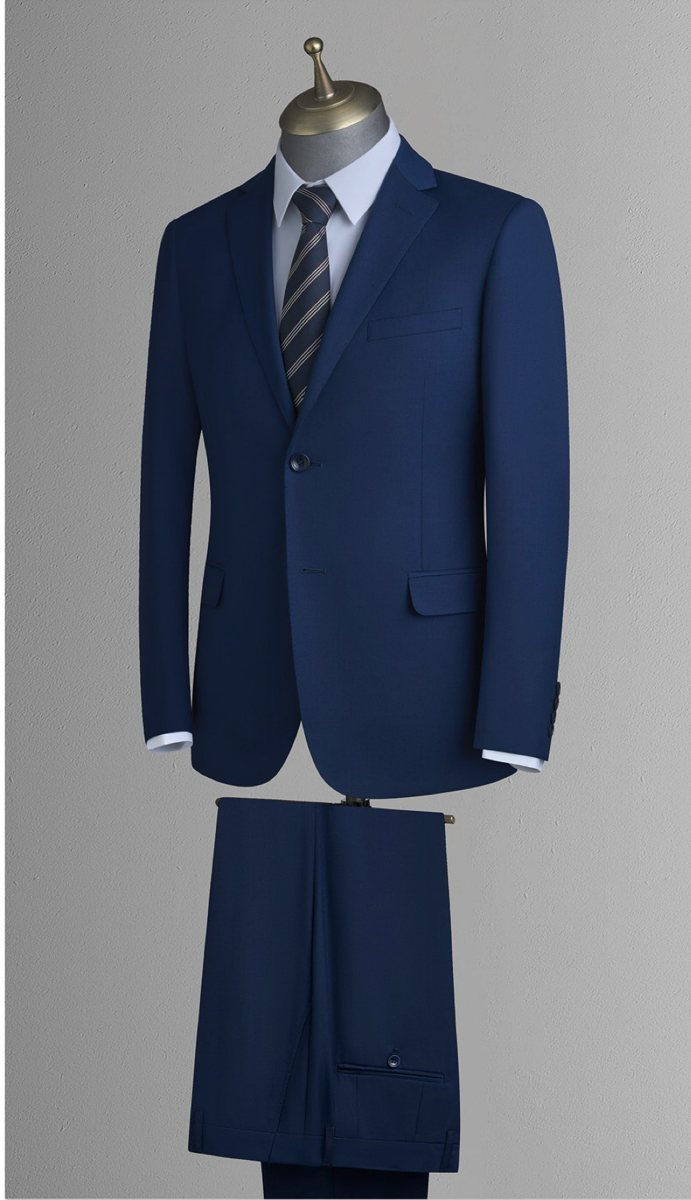 MY3002 royal blue suit jacket and coordinated trousers