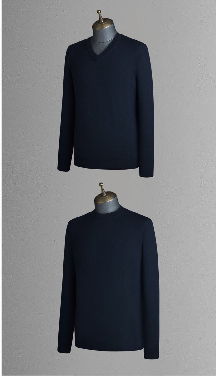 MS1012 - Men's wool sweater - Coordinated outfit / source-page image