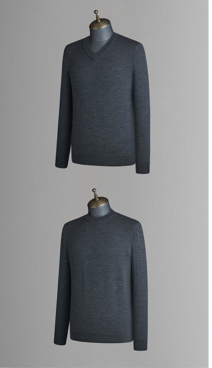 MS1013 - Men's wool sweater - Coordinated outfit / source-page image
