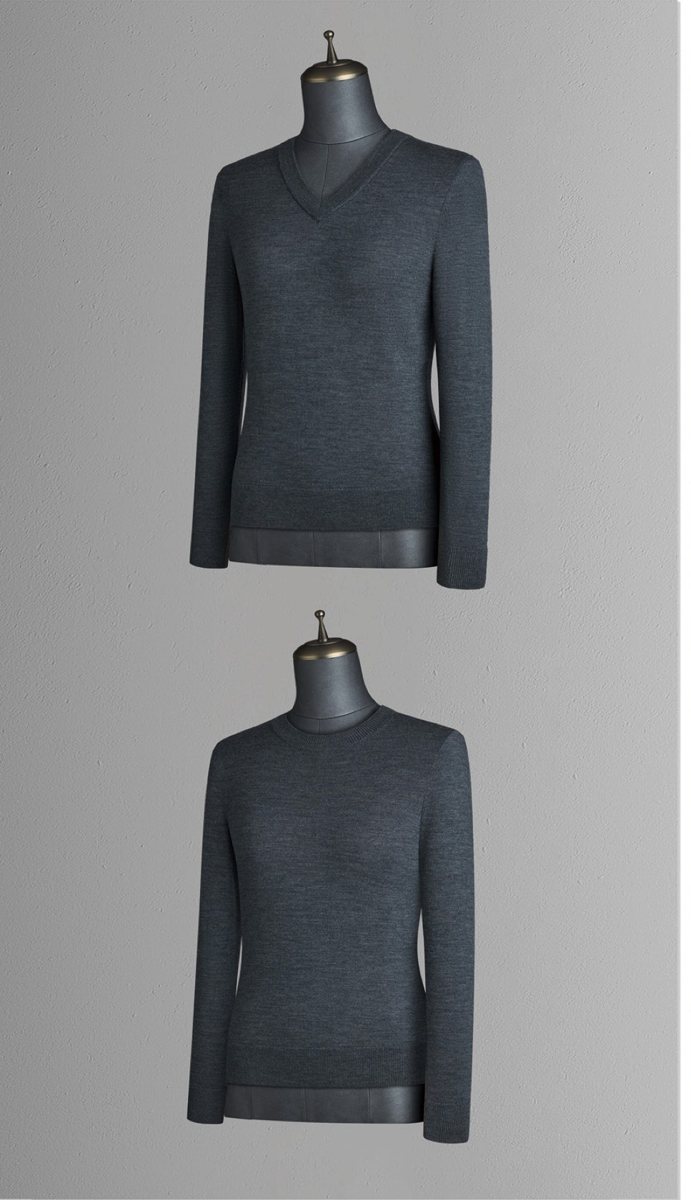 WS1013 - Women's wool sweater - Coordinated outfit / source-page image