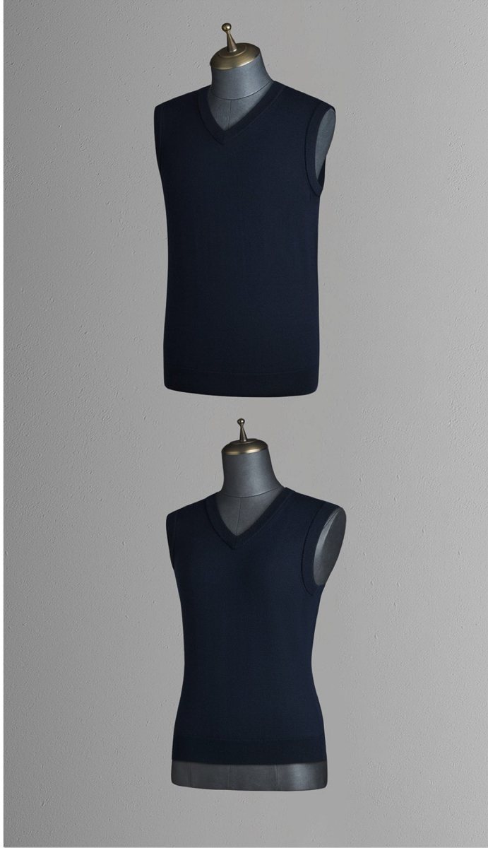MJ1012 - Men's knitted vest - Coordinated outfit / source-page image
