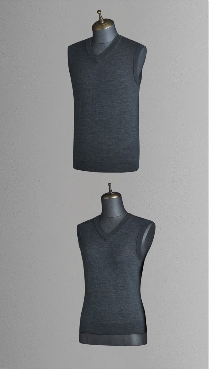 MJ1013 - Men's knitted vest - Coordinated outfit / source-page image