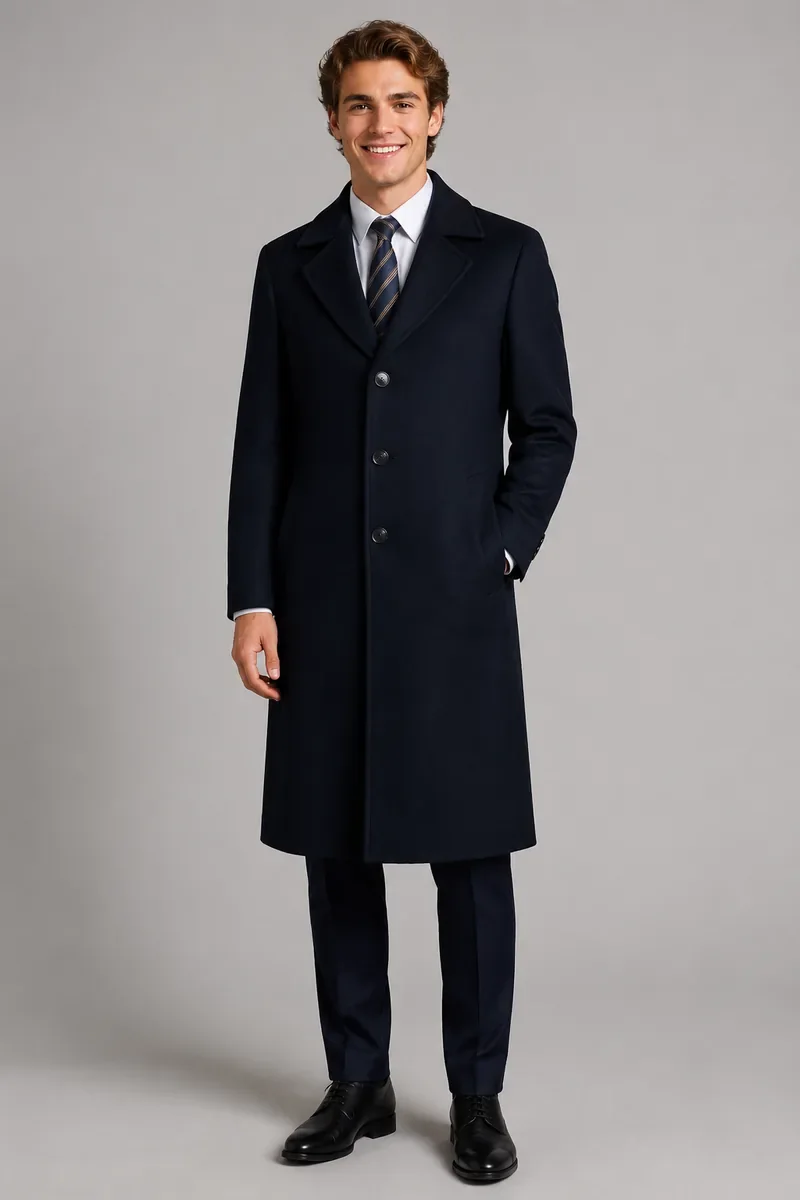 Custom wool overcoat manufacturer BERKAM 44