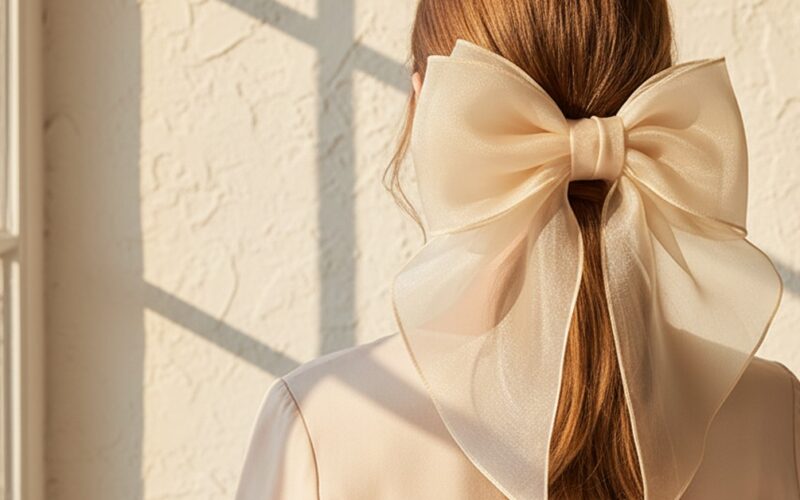 The Organza Bow — Why This Sheer Fabric Makes Such a Beautiful Hair Accessory