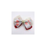 Blush Garden Layered Bow hair accessory on white background view 1