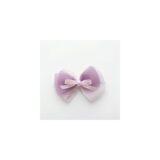 Lavender Sheer Classic Bow hair accessory on white background view 1