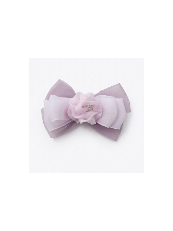 Lavender Blossom Organza Bow