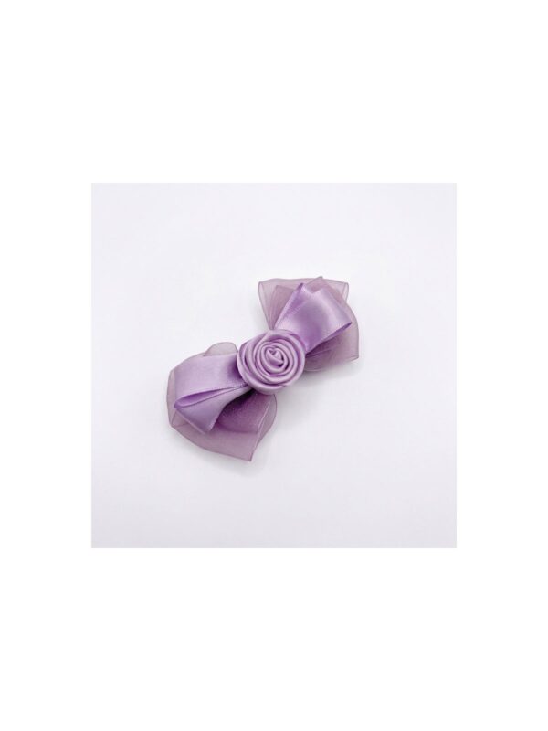 Lavender Rosette Petite Clip
