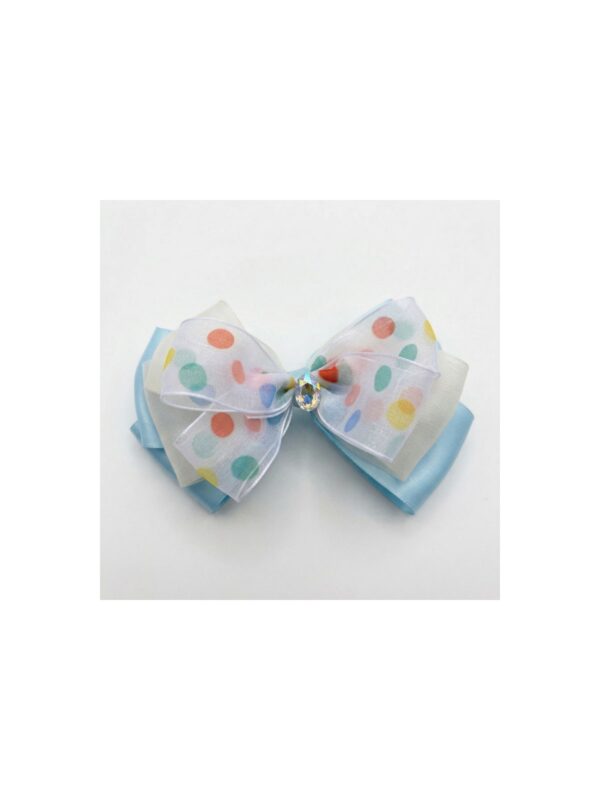 Pastel Dot Double Bow