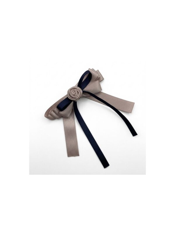 Taupe Long Tail Knot Bow