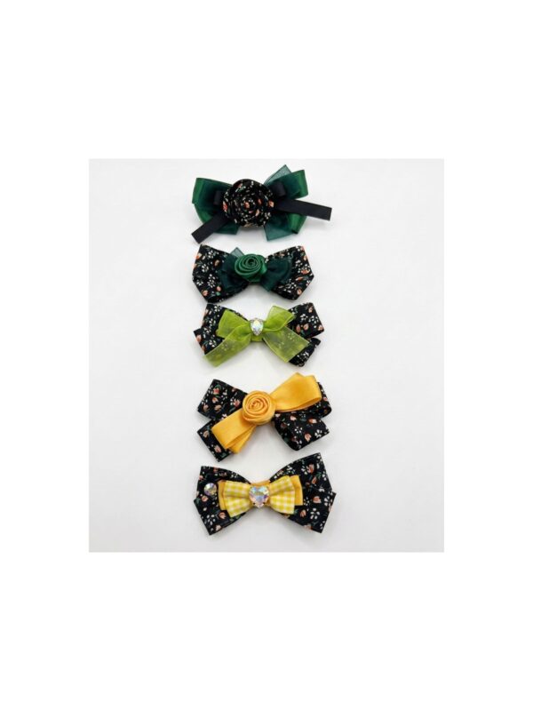 Contrast Bow Gift Set hair accessory on white background view 1