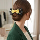 mustard rose lace bow lifestyle gallery image 1