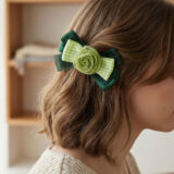 emerald rosette ribbon bow lifestyle gallery image 1