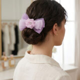 lavender blossom organza bow lifestyle gallery image 2