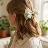 sage sheer organza bow lifestyle gallery image 1