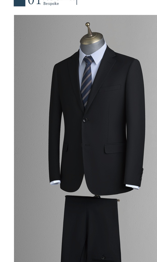 Business suit shown in the professional clothing catalog